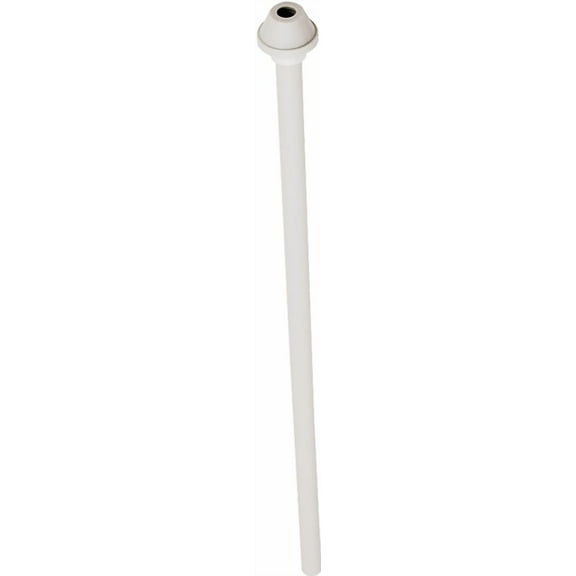Plumb Pak PP70-4 Toilet Supply Tube, 3/8 in Compression Inlet, 12 in L, Polybutylene Tubing