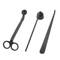 thumbnail image 2 of Juego de 3 Piezas de Accesorios para Vela Mecha para Velas de Acero Inoxidable perfecl Negro Apagavelas, 2 of 8