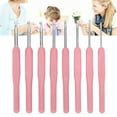 thumbnail image 4 of 8pcs Crochet Hooks Soft Handle Weaving Tools, Sturdy Ergonomic Design, Non Slip For Handicraft Lovers, 4 of 8