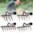 thumbnail image 4 of Summer Pickaxe Farm Tools Weeding Weeding Weeding Root Turquoise Artifact Carbon Steel Harrow Garden Tools, 4 of 4