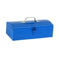 thumbnail image 2 of Caja de herramientas de metal, caja de almacenamiento de herramientas, contenedor con cierre de pestillo, estuche de almacenamiento de herramientas,, 2 of 9