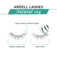 thumbnail image 4 of Ardell Natural Lashes False Eyelashes 104 Black (4 Pack), 4 of 5