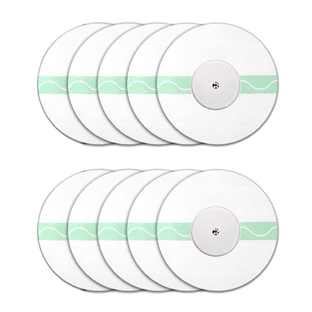10 parches adhesivos Fixic Sensor, cinta adhesiva transparente (redonda)