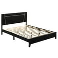 thumbnail image 3 of FOA Murvy 6pc Black Wood Bedroom Set-Cal King+2 Nightstands+Chest+Dresser+Mirror, 3 of 13
