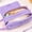 Purple, variant on PoyoKee Pencil Case, Solid Color 3 Tier Flip Top Pencil Pouch, Handle Style Large Capacity Classroom Must Haves Cute Stuff, Desk Organizer - Orange