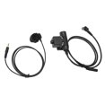 thumbnail image 4 of Conector de cable de radio de 1 vía, conector de auricular de walkie talkie a walkie talkie, adaptador de auricular PTT de primera calidad, 4 of 9