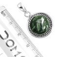 thumbnail image 2 of 925 Sterling Silver Women Jewelry Natural Seraphinite Pendant, 2 of 4