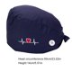 thumbnail image 5 of Paquete De 4 Gorros De Trabajo Para Enfermera, Servicio Prolongado, Color Puro, Botón Pulido Opaco, Gorros De Trabajo Multifuncionales Unisex, Uniformes De Trabajo Advancent AP008643-07, 5 of 5