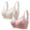 Wine, variant on MVRLSH Jelly Bras For Women Womens Plus Size Wireless Bra Thin Breathable Beauty Back Anti Sagging Comfort Fit Orange M-3Xl