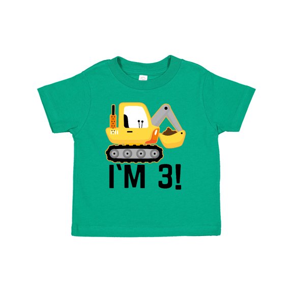 Inktastic 3rd Birthday Construction Party Boy Boys Toddler T-Shirt
