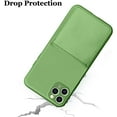 thumbnail image 4 of iPhone 11 Pro Max Case 2019 (6.5 Inch) Liquid Silicone Card Slot Soft Thin Ultra Slim Fit Cover Shockproof Anti Scratch Microfiber Lining Full Body Protection Shell-Matcha Green, 4 of 12