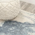 thumbnail image 3 of JONATHAN Y CONTEMPORARY POP 2 x 8 Runner Rug, Marmo Abstract Marbled - Blue/Cream, CTP201B-28, 3 of 8