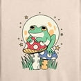 thumbnail image 3 of Instant Message - Frog And Mushrooms - Women's Lightweight French Terry Long Sleeve Shirt, 3 of 6