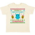 thumbnail image 3 of Inktastic I Want a Hippopotamus for Christmas Cute Ugly Sweater Boys or Girls Toddler T-Shirt, 3 of 5