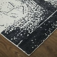 thumbnail image 3 of Feizy Coda Modern Abstract, Black/White, 12' x 15' Area Rug Handmade Sheen Industrial Watercolor Floor Rug for Living room Bedroom, 3 of 9