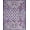 Purple Grey, Pattern 3, variant on Design&I 2'x3' Washable Accent Rug Pet Friendly & Non-Slip Built-In Grip Purple Grey Boho Sunburst Medallion Intricate Petal Rings with Dotted Accents for Kitchen, Station