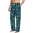 thumbnail image 5 of Cauagu Little Pirate Crocodile Mens Pajama Pants Sleep & Lounge Pants,PJ Bottoms with Pockets-Small, 5 of 7