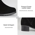 thumbnail image 2 of Comfy Moda Women's Waterproof Winter Snow Boots Suede Leather MANHATTAN, Size 7, 2 of 5