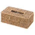 thumbnail image 3 of Vintiquewise Soporte Para Cubierta De Caja De Pañuelos Rectangular De Mimbre Tejido Natural De Pasto Marino, 3 of 5