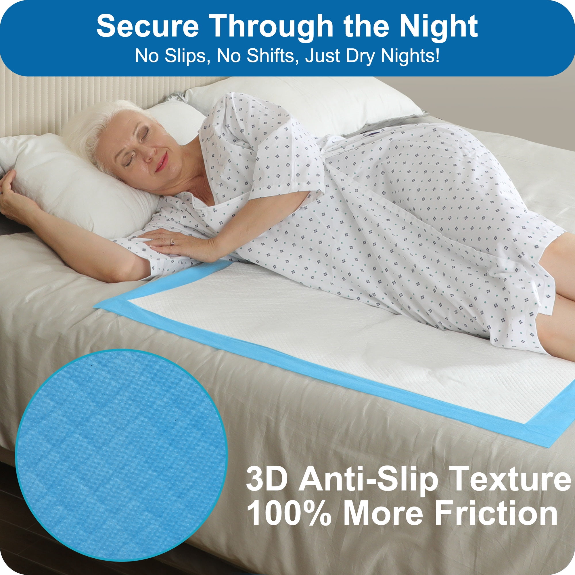 KEKOY Bed Pads for Incontinence Disposable, Maximum Absorbent Bed Pads, 30 x 36 Waterproof Underpads, Disposable Underpads for Adults, XL, 30 Count