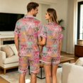 thumbnail image 4 of Halloween Women's Top and Shorts Pajama Set Loose Casual Short Sleeve Top with Elastic Waist Shorts Nighty Set Cute Funny Costumes, 4 of 4