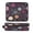 Hand-Drawn Flowers and Snowflakes, variant on Hair Tool Organizer Bag with Heat Resistant Mat Removable Travel Storage Case for Hot Air Brushes Curling Irons Exquisite Floral Illustration