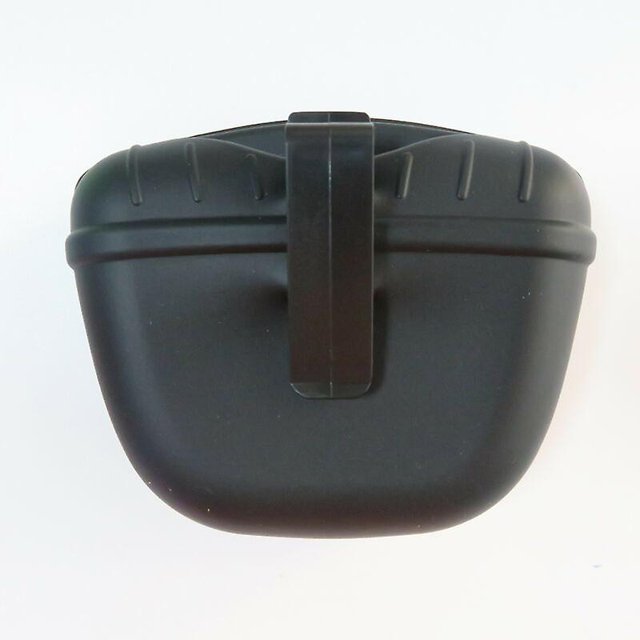 Sailing 1 bolsa de golosinas para perros, bolsa de entrenamiento de silicona portátil, bolsa de golosinas para perros, bolsa de golosinas para perros, cierre automático negro 13x10,5cm,
