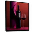 thumbnail image 2 of Designart "Zenith Of Zinfandel" Wine Floater Framed Canvas Prints, 2 of 5