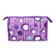 thumbnail image 1 of Bolsa de almacenamiento impermeable para maquillaje de viaje al aire libre de gran capacidad con estampado floral (#E), 1 of 2