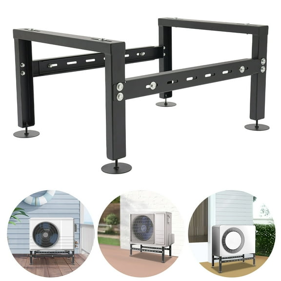 Mini Split Ground Stand f, Heavy-Duty Condenser Stand, Mini Split AC Bracket for Ductless Air Conditioners Heat Pump System