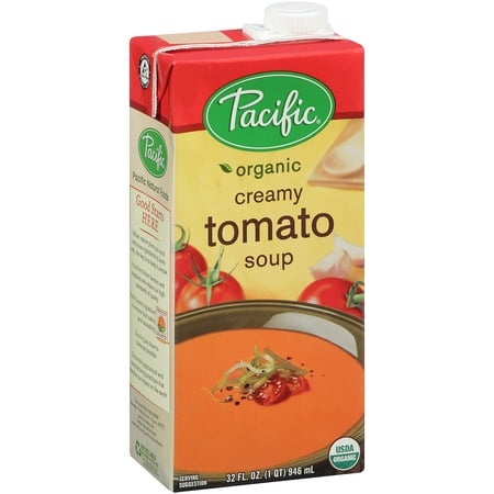 sodium creamy tomato soup pacific organic foods light ounces