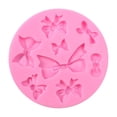 thumbnail image 2 of ZheElen Silicone Molds Household Exquisite Baking Mould Bowknot Pattern Convenient Make Accessories for Home Bakery Using Pink 1Set, 2 of 6