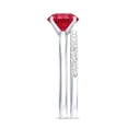 thumbnail image 3 of Rosec Jewels Lab Created Ruby Solitaire Ring Set with Diamond Enhancer (AAAA Grade), 10K White Gold, US 10.50, 3 of 8