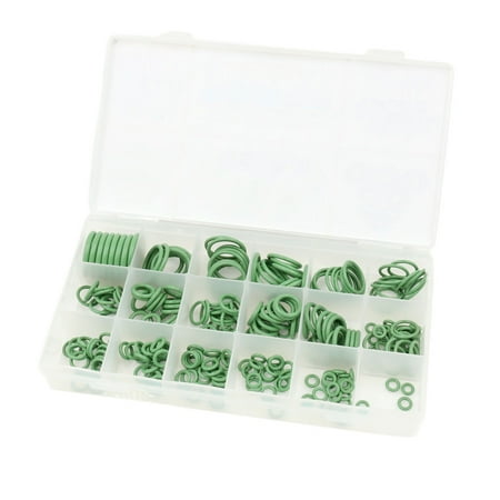 - Unique Bargains 248 in 1 Assortment Green HNBR Auto Car Air Condition O Ring Sealing Gasket