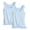 40# Sky Blue, variant on Women's 2-Pack Tank Tops Soft Stretch Sleeveless Scoop Neck Tank Tops Casual Basic Dressy Business Vests 40# Gray L