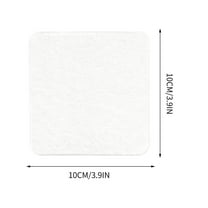 WNFJR Diatomite Water Absorbing Stone Tray - Quick Drying Sink Caddy for Kitchen & Bathroom Countertops, Odor Absorbing and Easy to Clean (10x10x0.9cm)