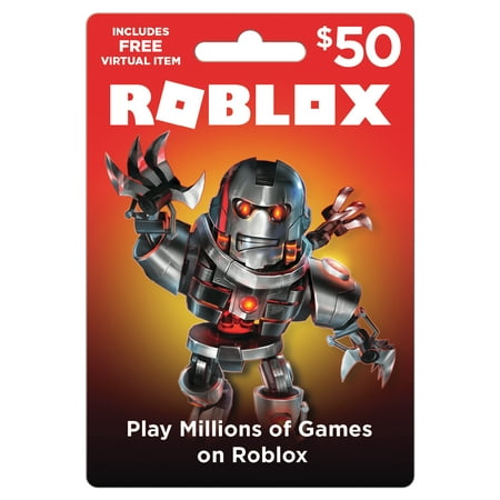 Roblox Gift Card 50 Get On Online