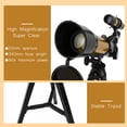 thumbnail image 2 of Graflsoa 90X High-Power Refractor Telescope for Beginners with 5x24 Finder Scope, Compass, and Tripod - Orange (Model F36050G), 2 of 6