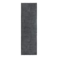 thumbnail image 3 of Unique Loom Soft Solid Shag Collection Area Rug - Aras (2' x 6' 9" Runner Smoke Gray), 3 of 7