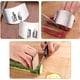 thumbnail image 3 of Protector de dedos anticortes multifuncional de acero inoxidable, utensilio de cocina de 4 piezas, Protector de manos para picar JM, 3 of 5