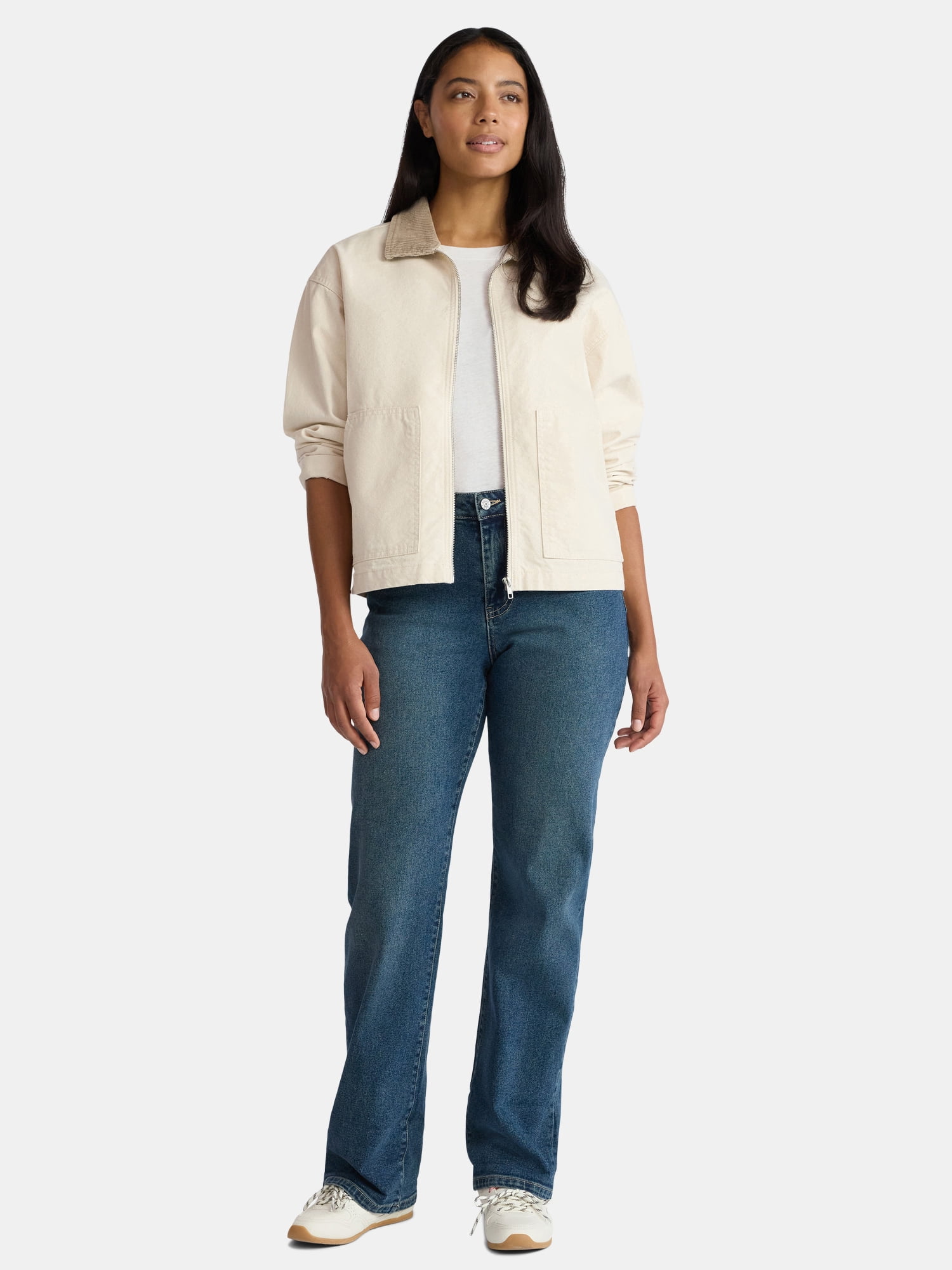 Madden NYC Women's Cotton Canvas Utility Jacket, Sizes XXS-XXL