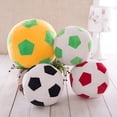 thumbnail image 4 of 7.9in Soccer Plush Stuffed Toy, Soft Athletic Ball Doll, Miniature Football Plushie for Sports Fans, Decorative Stuffed Ornament for Home Office, 4 of 5