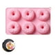 thumbnail image 3 of Toystoory Molde de silicona para rosquillas de 6 cavidades, molde para hornear fácil de usar, bandeja antiadherente reutilizable para rosquillas, para el Herramientas y accesorios para hornear Rosado Toystoory HA027997-01, 3 of 6