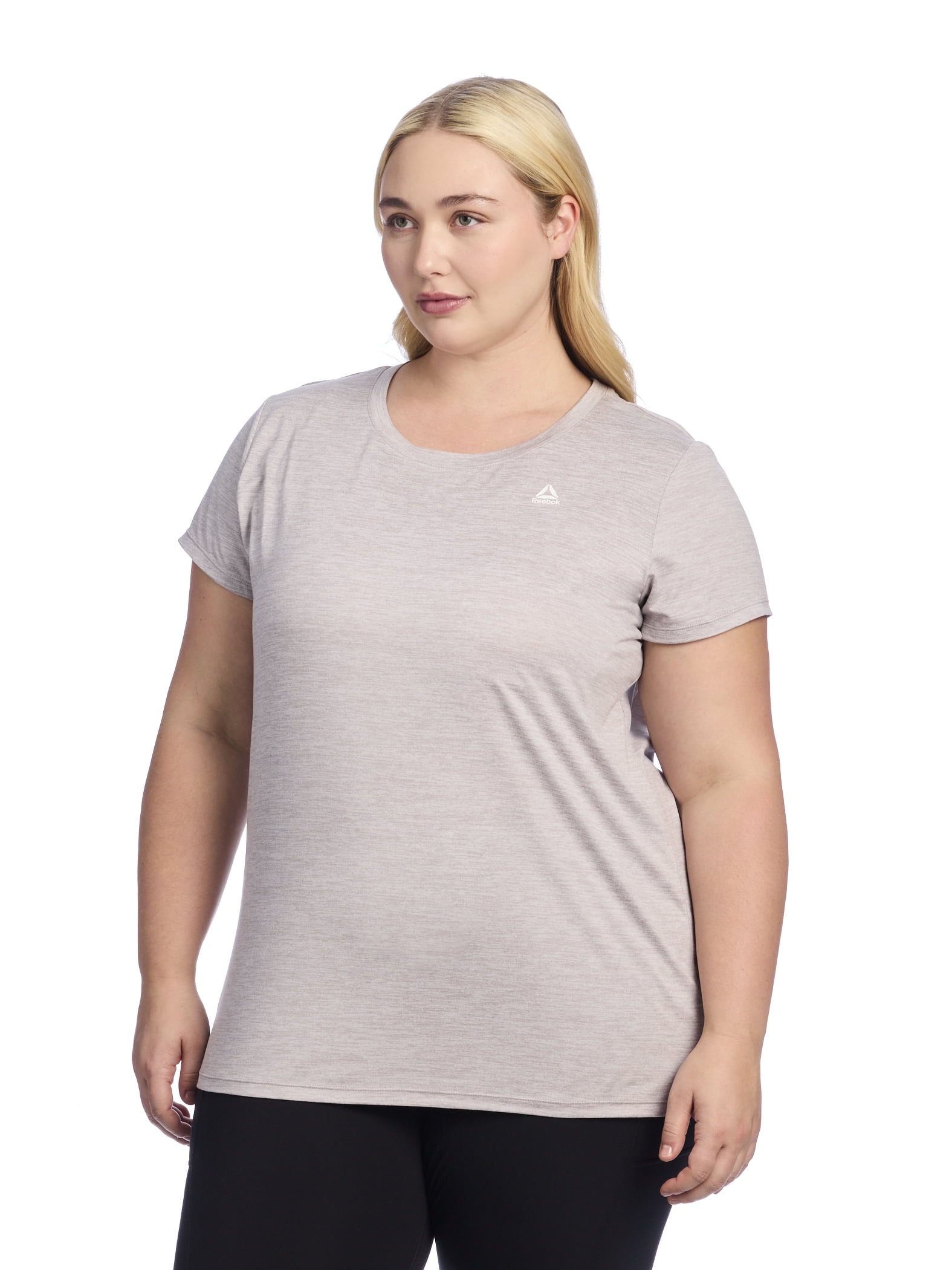Reebok Women's and Women's Plus Legacy Core Knit Performance T-Shirt, Sizes XS-4X