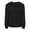 Black, variant on BELLA + CANVAS Toddler Jersey Long Sleeve Crewneck T-Shirt Crafts and DIY Tee (Black, 3T)