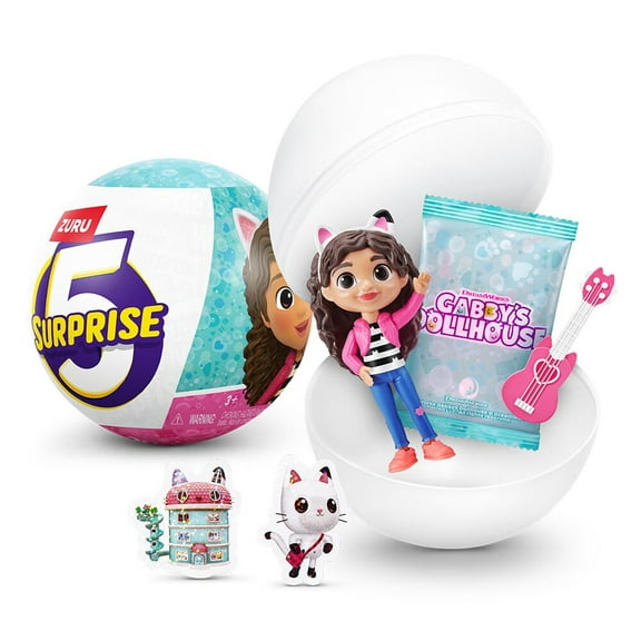 5 Surprise Mini Brands! Gabby's Dollhouse Mystery Pack