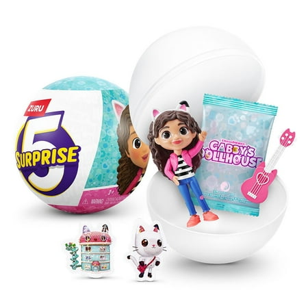 5 Surprise Mini Brands! Gabby's Dollhouse Mystery Pack