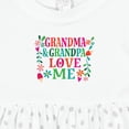 thumbnail image 4 of Inktastic Grandma Grandpa Love Me Girls Girls Baby Dress, 4 of 5