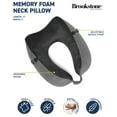 thumbnail image 2 of Brookstone Memory Foam Neck Pillow - Small Soft U-Shaped Neck Support Pillow for Sleeping, Traveling, and Car Comfort, 2 of 7