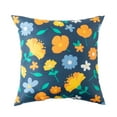 thumbnail image 3 of Mainstays Bloom Watering Can Reversible Outdoor Throw Pillow 16 Inch Blue Novelty and Floral, 3 of 6